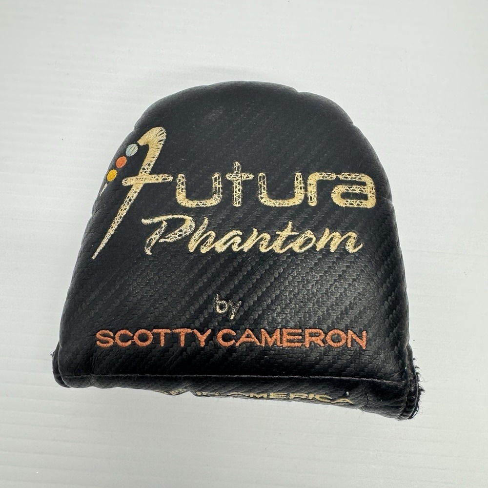 Scotty Cameron Futura Phantom Putter Headcover Black White/Silver Genuine OEM